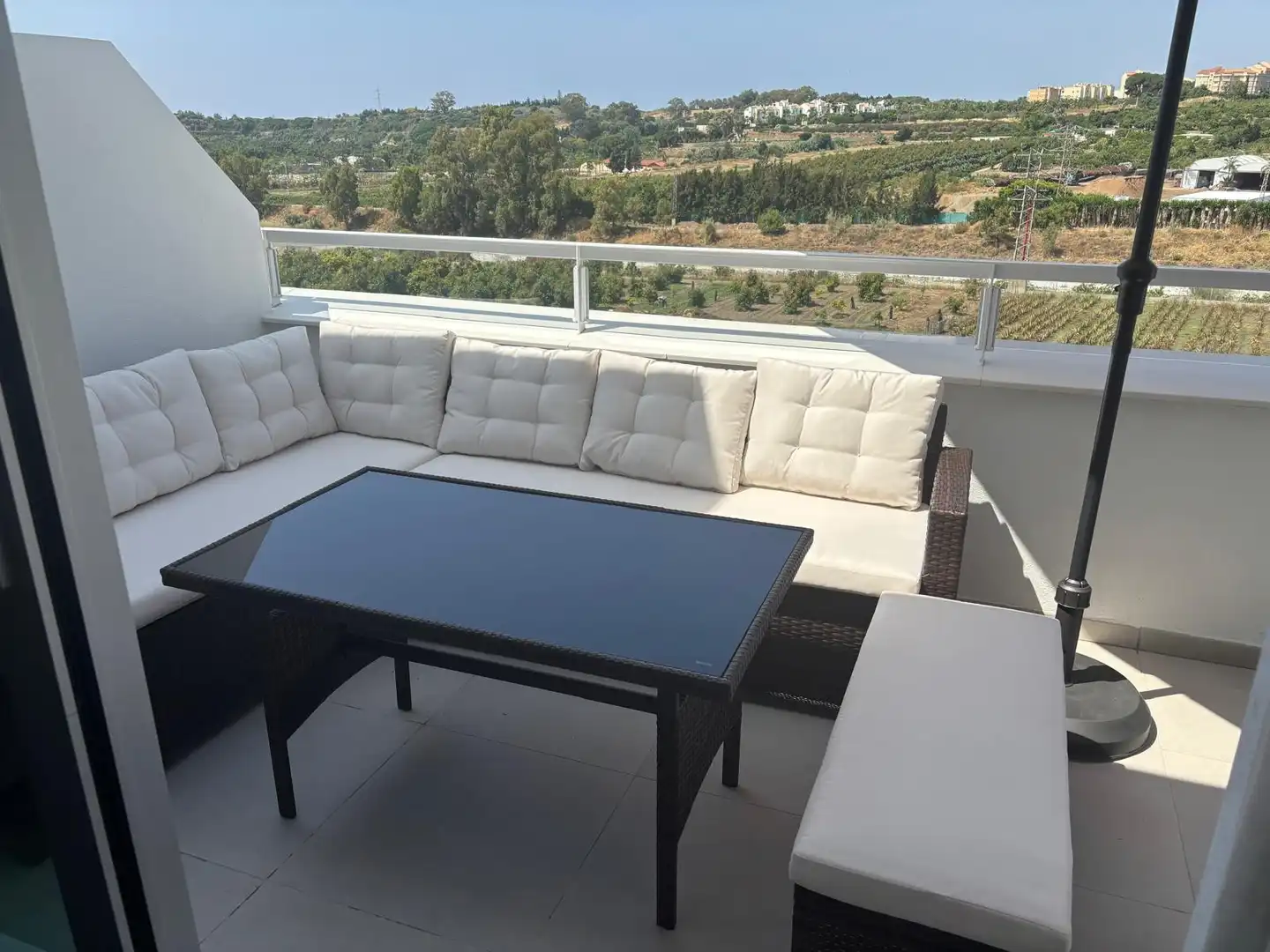 Terrassa de Dúplex de lloguer en Estepona amb Aire condicionat, Calefacció i Terrassa