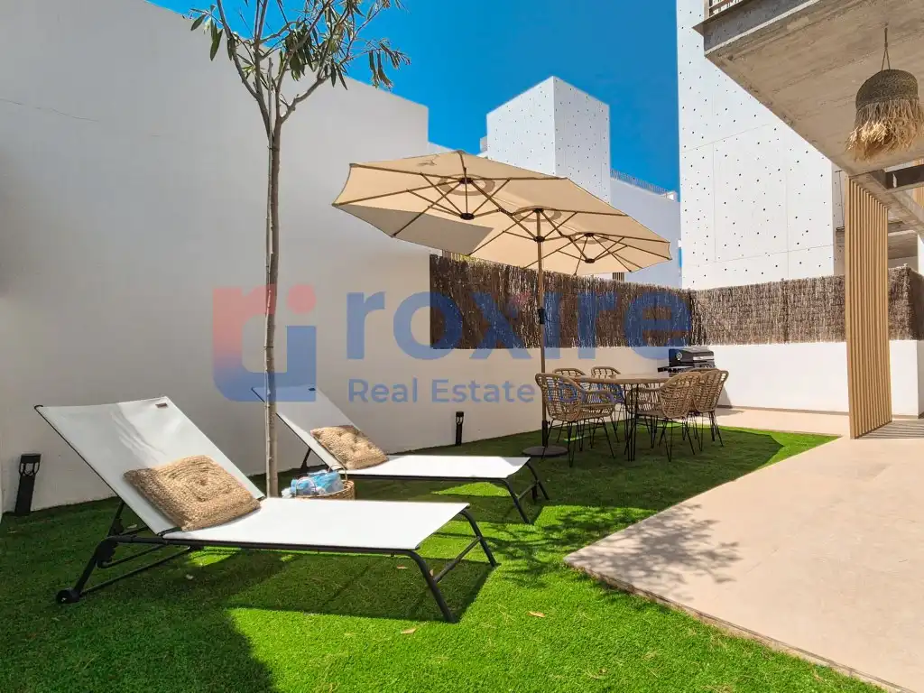 Terrassa de Planta baixa en venda en Sant Antoni de Portmany amb Jardí privat, Terrassa i Piscina