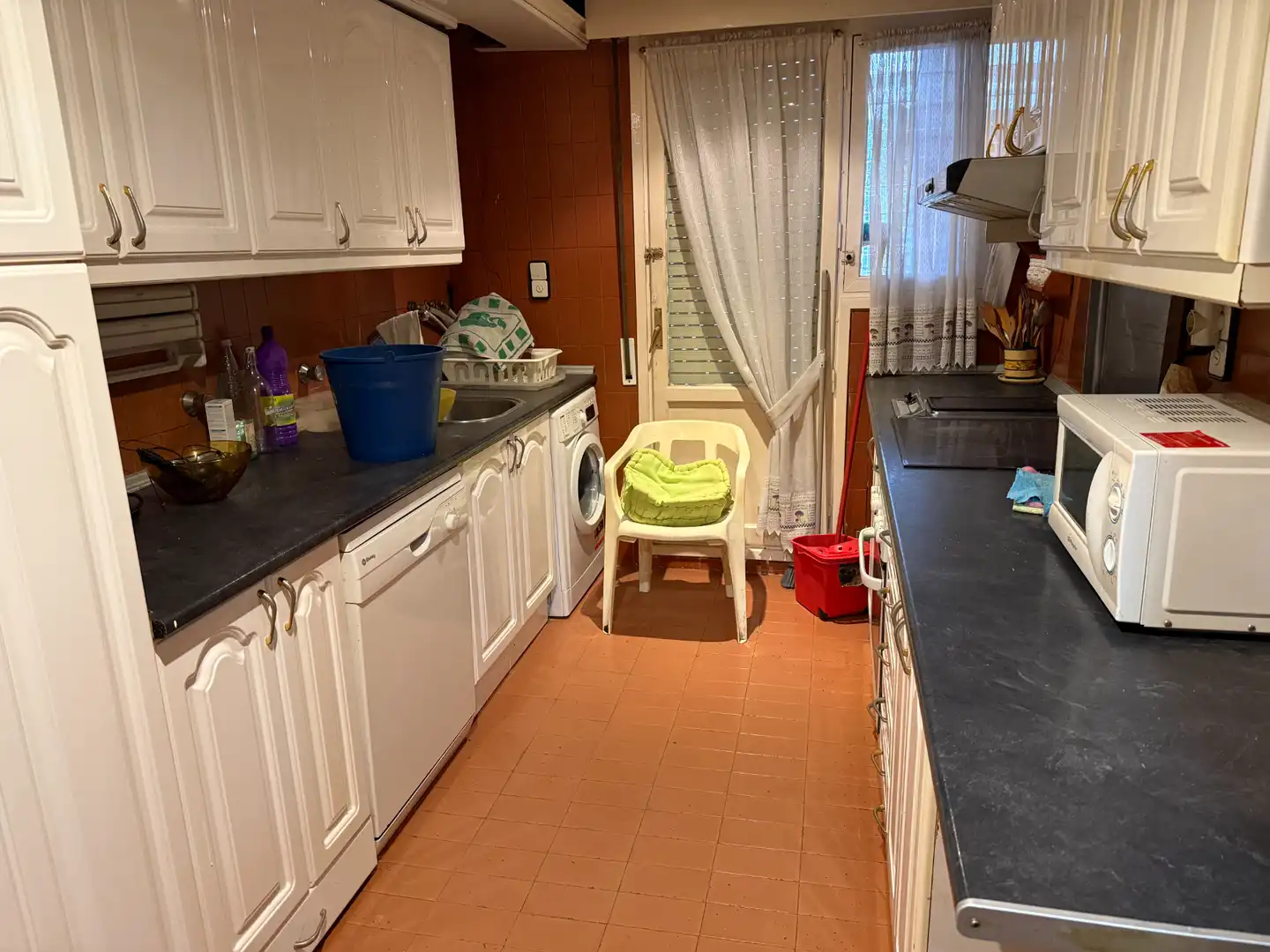 Cocina de Casa adosada en venta en Utebo con Aire acondicionado, Calefacción y Jardín privado