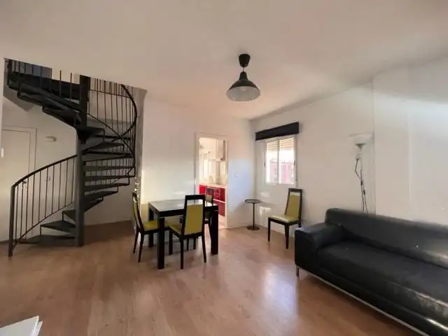 Wohnzimmer von Dachboden zur Miete in Murcia mit Klimaanlage, Heizung und Terrasse
