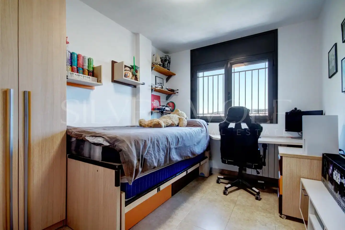 Dormitori de Casa adosada en venda en Sant Vicenç Dels Horts amb Aire condicionat, Calefacció i Terrassa