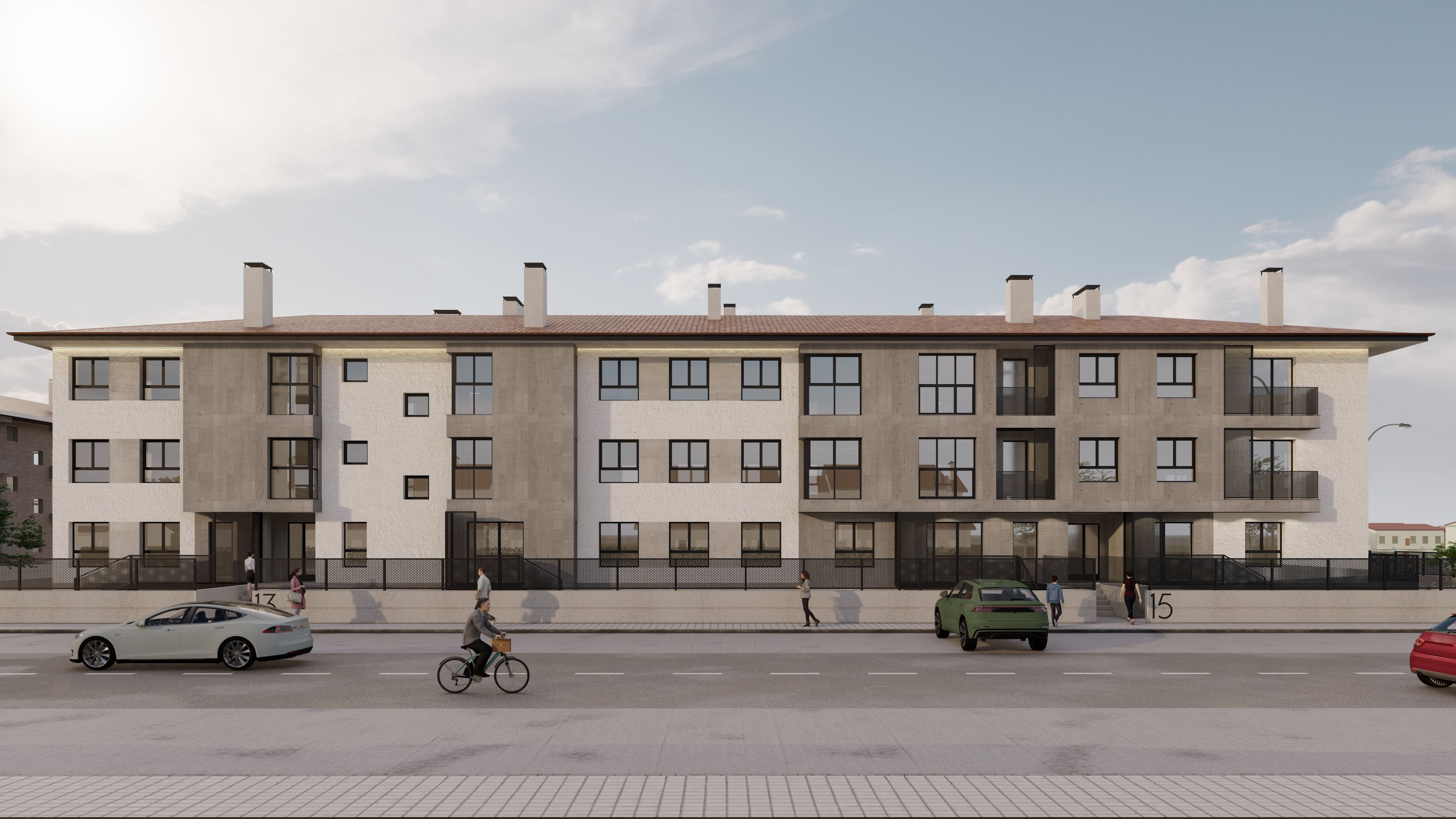 Exterior view of Flat for sale in Villalobón  with Storage room