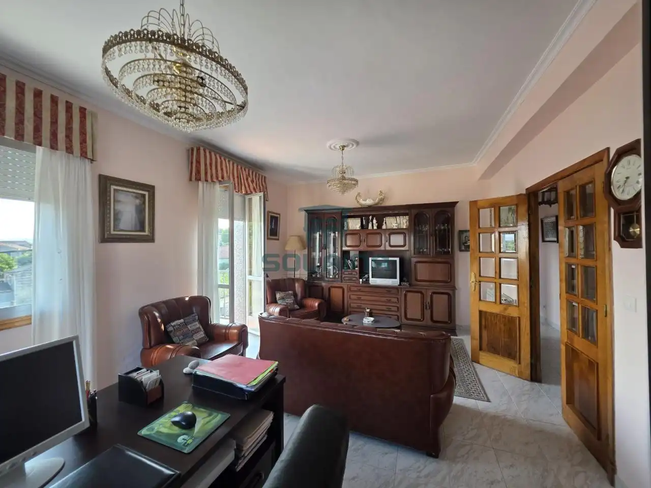 Sala de estar de Casa o chalet en venta en Xunqueira de Ambía con Calefacción, Jardín privado y Balcón