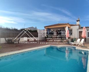 Piscina de Casa o xalet en venda en Lucena amb Aire condicionat, Calefacció i Jardí privat