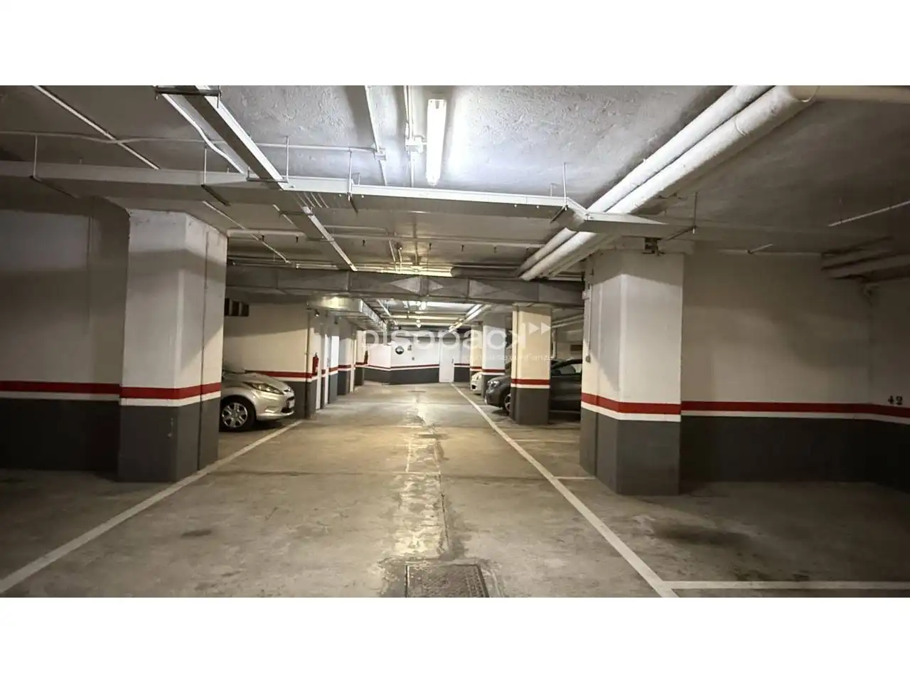 Parking of Flat for sale in  Pamplona / Iruña  with Heating, Parquet flooring and Terrace