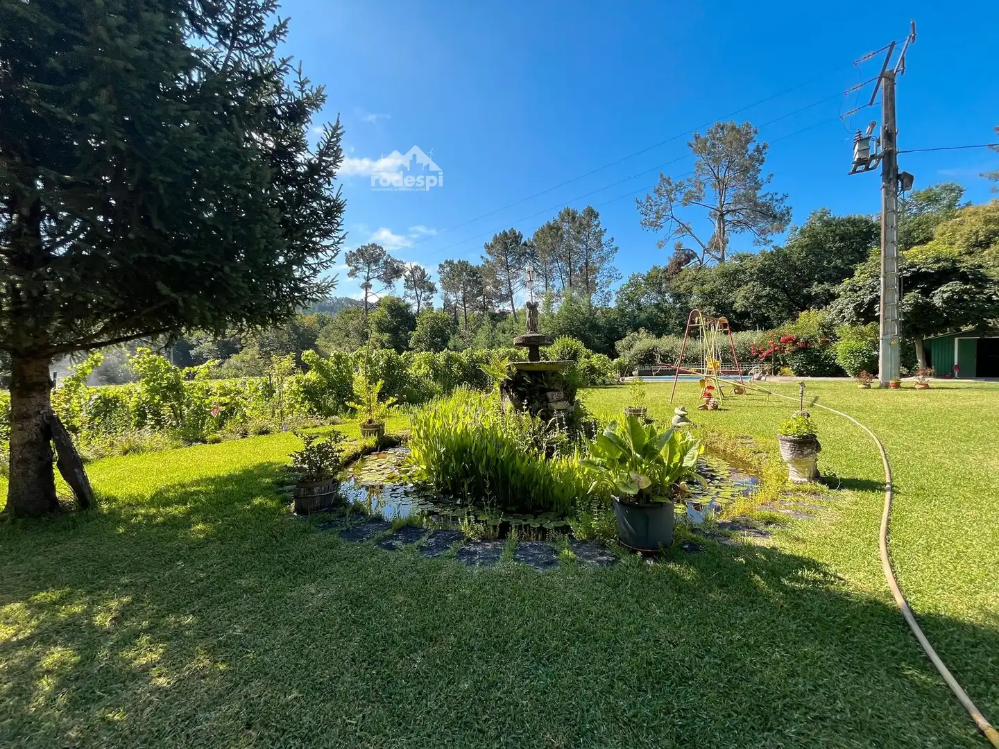Jardín de Casa o chalet en venta en Beade  con Trastero, Piscina y Amueblado