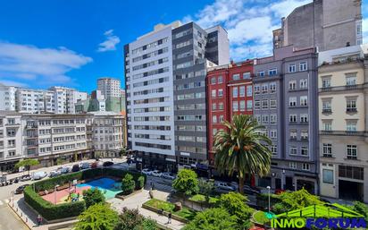 Exterior view of Flat for sale in A Coruña Capital 