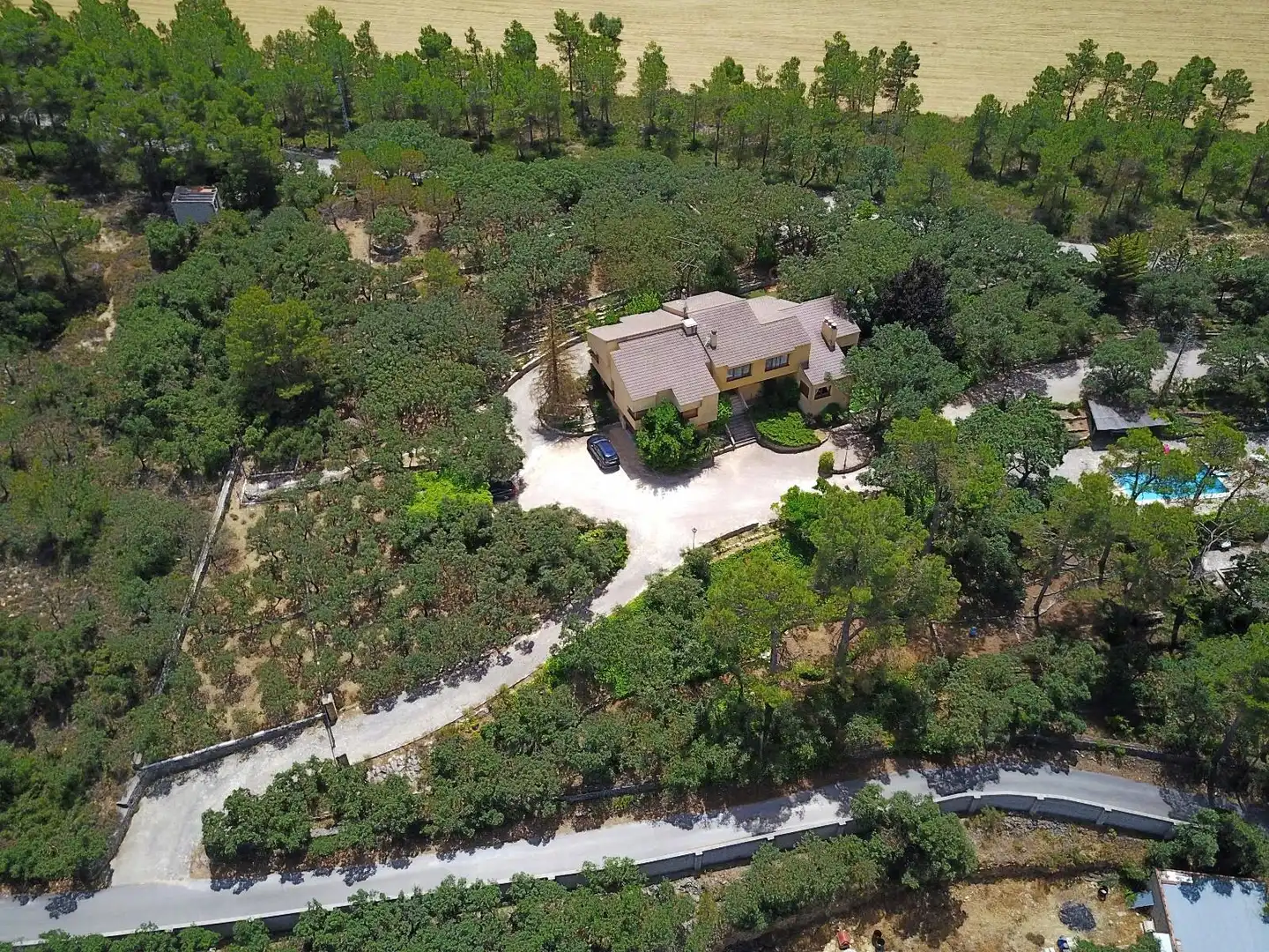 Außenansicht von Haus oder Chalet zum Verkauf in Alcoy / Alcoi mit Heizung, Privatgarten und Terrasse