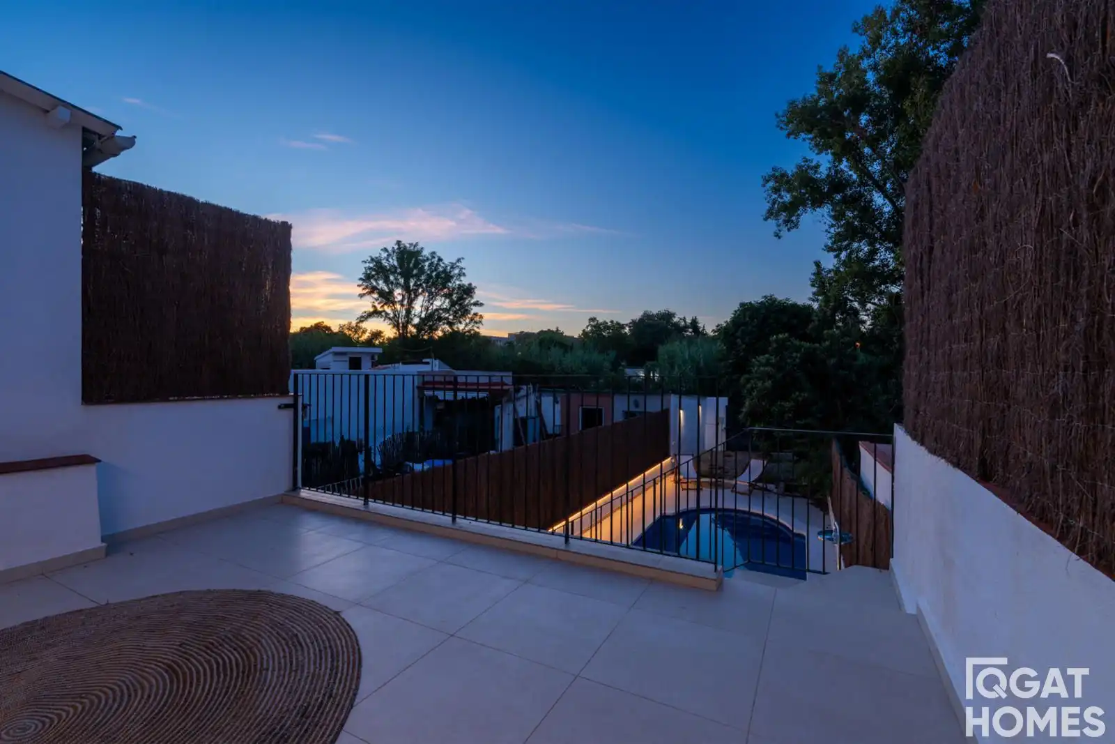 Terraza de Casa adosada en venta en Sant Cugat del Vallès con Aire acondicionado, Calefacción y Terraza