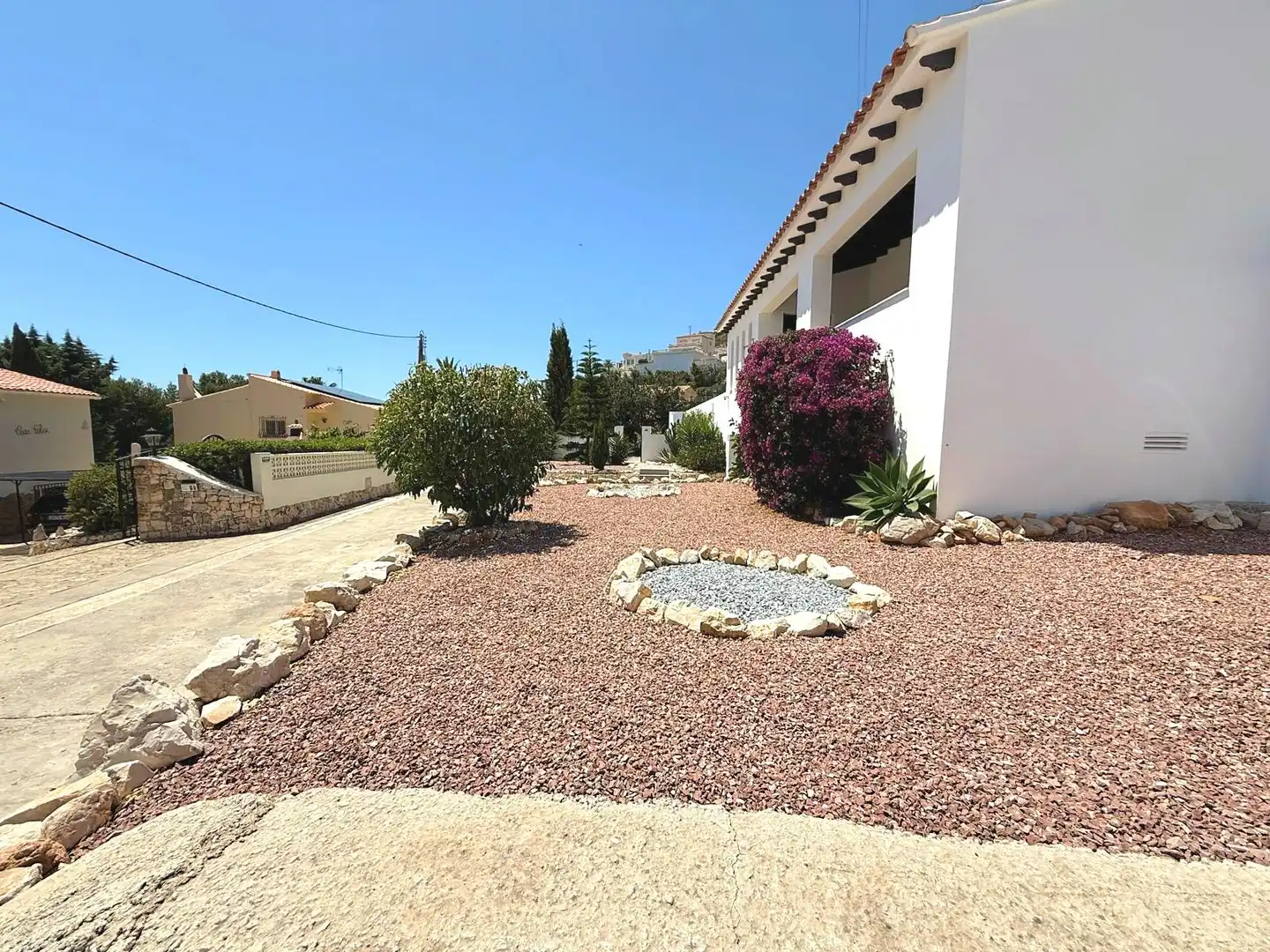 Vista exterior de Casa o chalet en venta en Calpe / Calp con Aire acondicionado y Piscina
