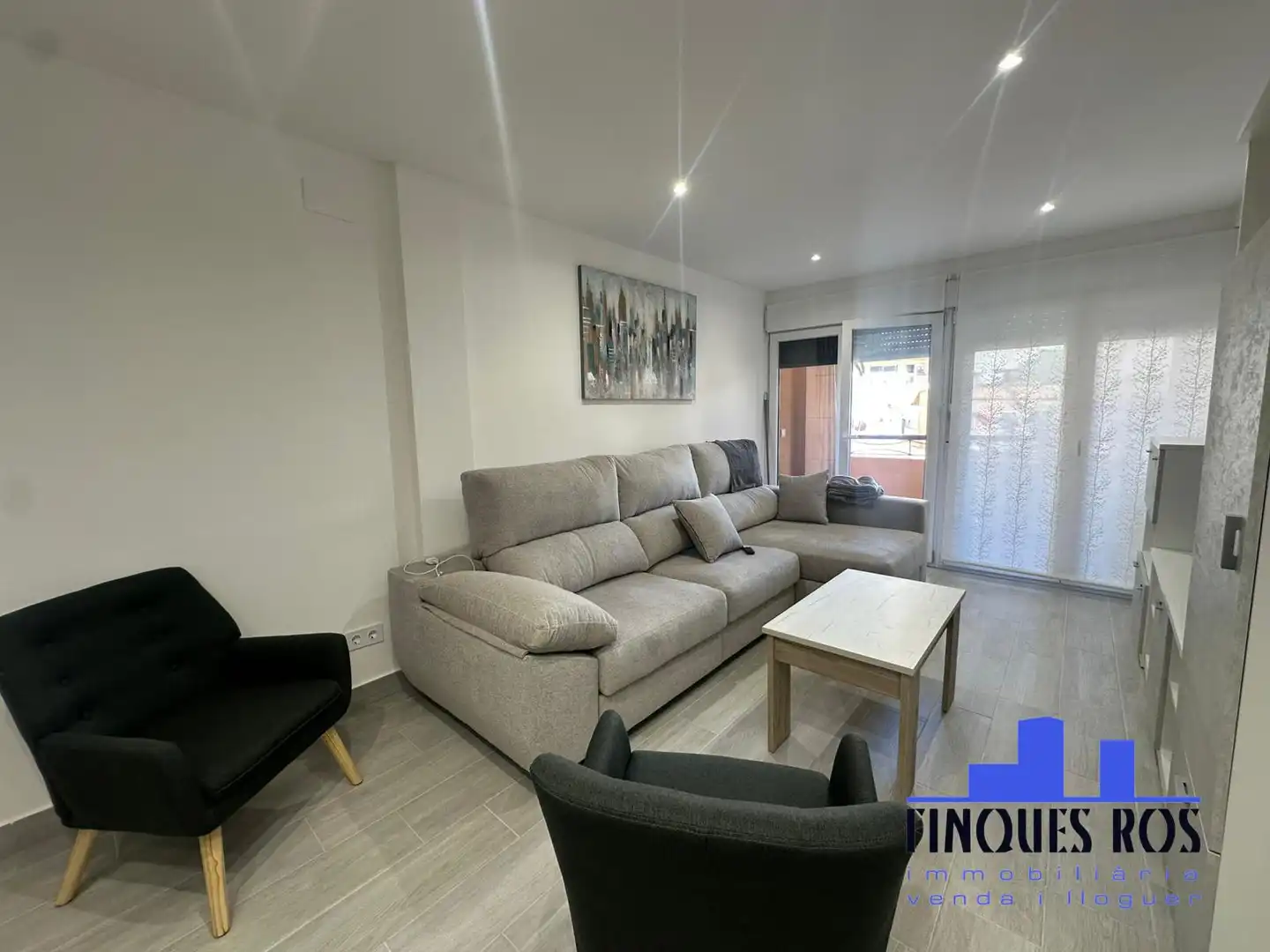 Wohnzimmer von Wohnung zur Miete in Vinaròs mit Klimaanlage, Heizung und Terrasse