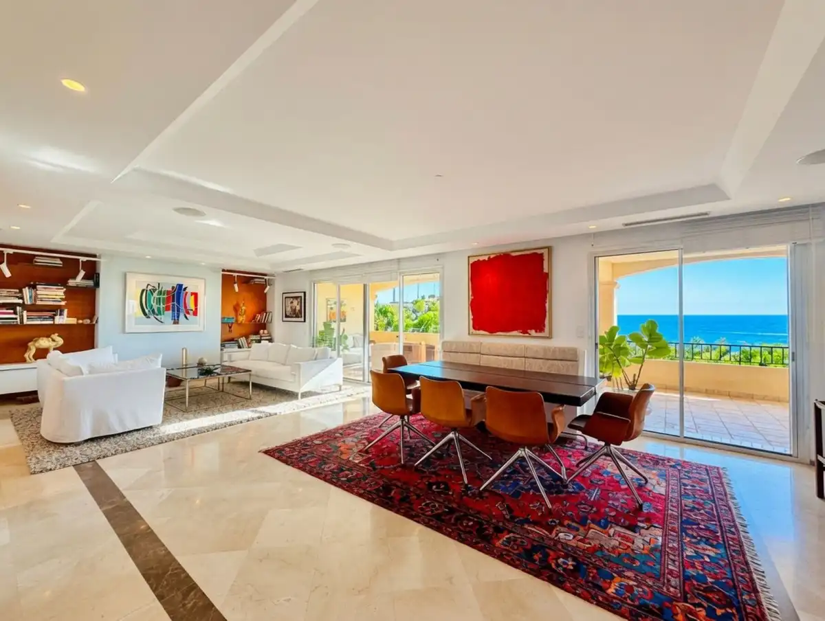 Living room of Attic for sale in Marbella  with Air Conditioner, Terrace and Storage room
