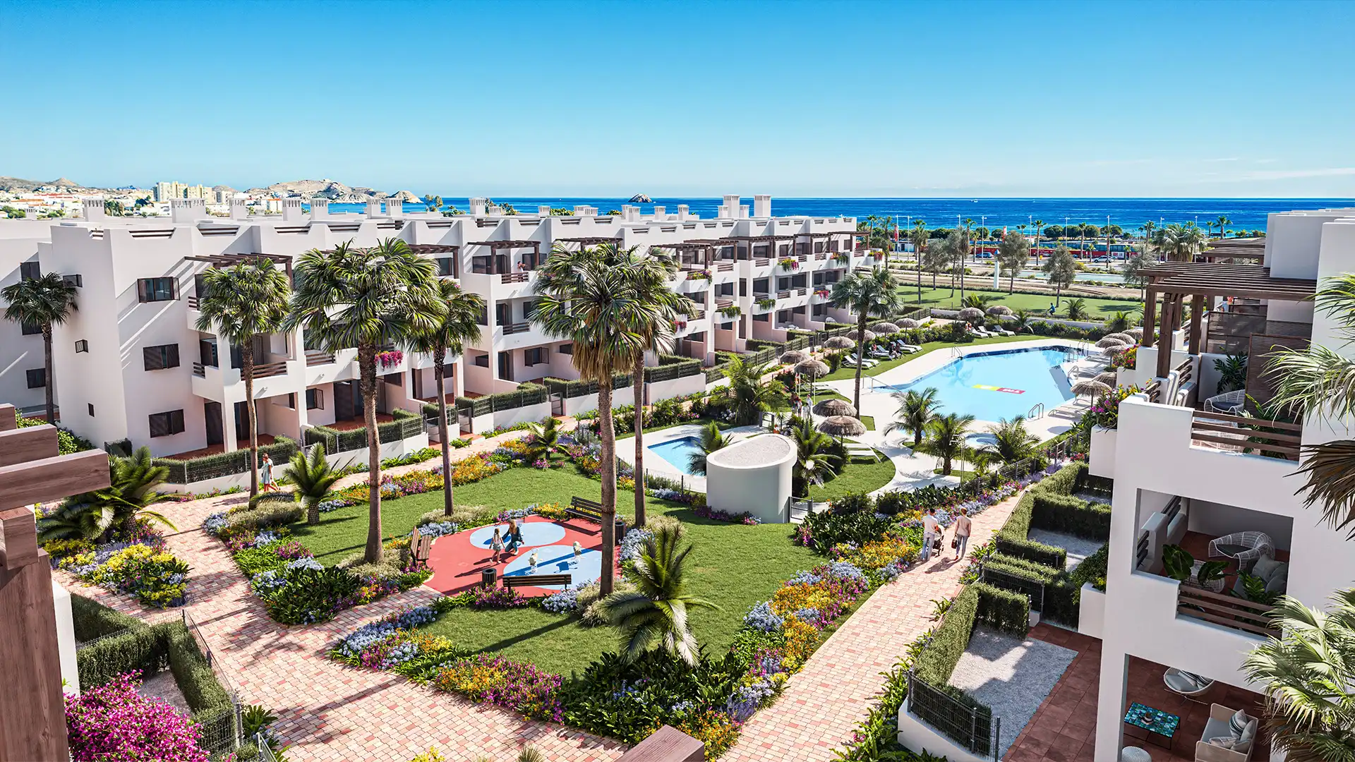 Apartment mit Pool zum Verkauf in San Juan de los Terreros