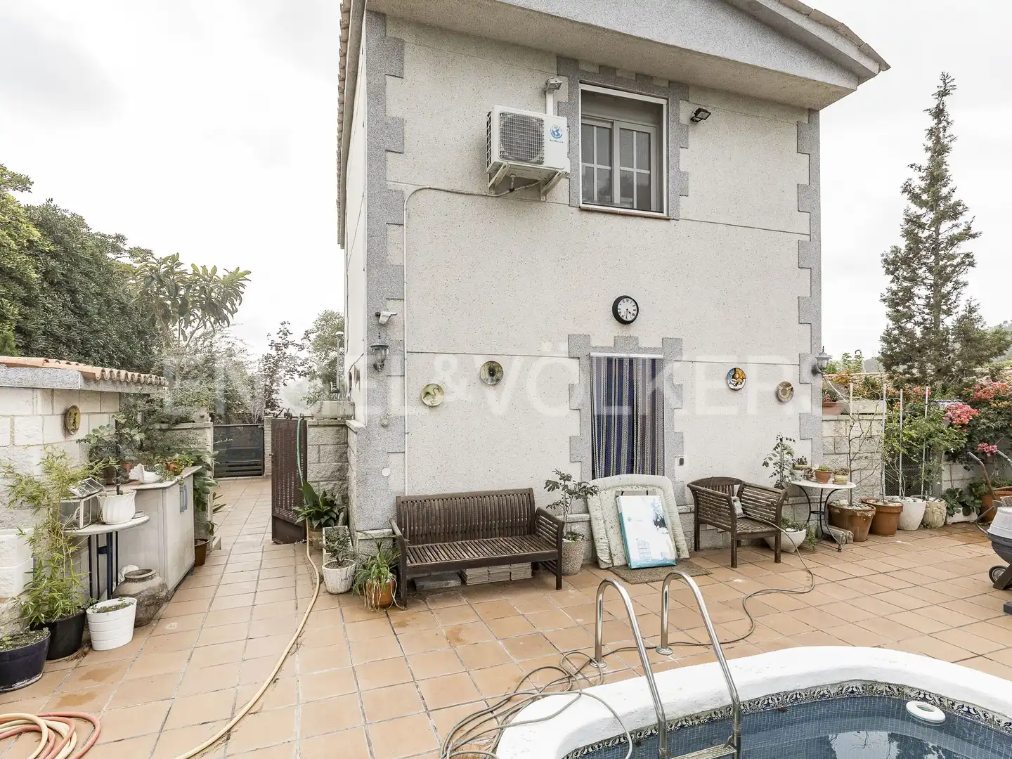 Terraza de Casa o chalet en venta en Barcelona con Aire acondicionado, Calefacción y Jardín privado