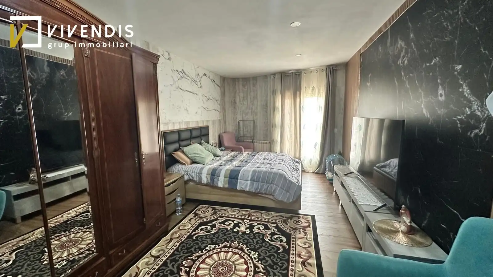 Schlafzimmer von Wohnung zum Verkauf in Torrefarrera mit Heizung, Abstellraum und Balkon