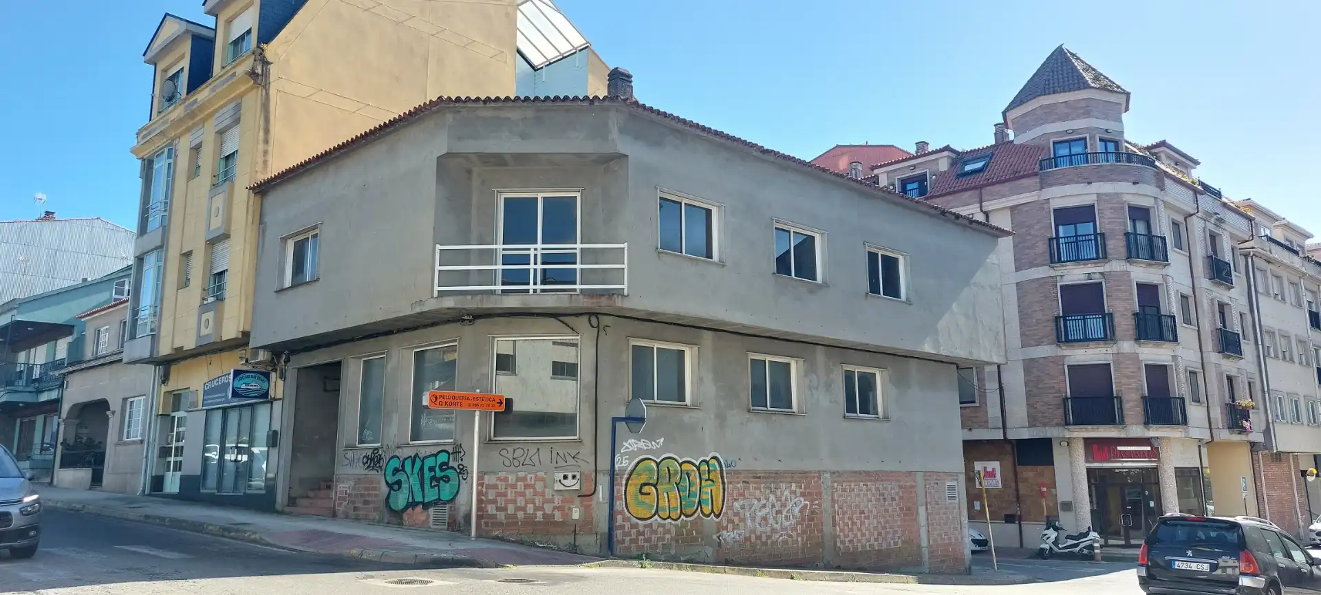 Vista exterior de Edificio en venta en O Grove  