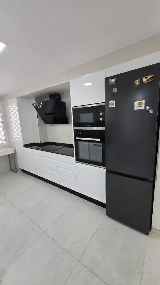 Kitchen of Flat for rent in El Campello  with Air Conditioner, Private garden and Swimming Pool