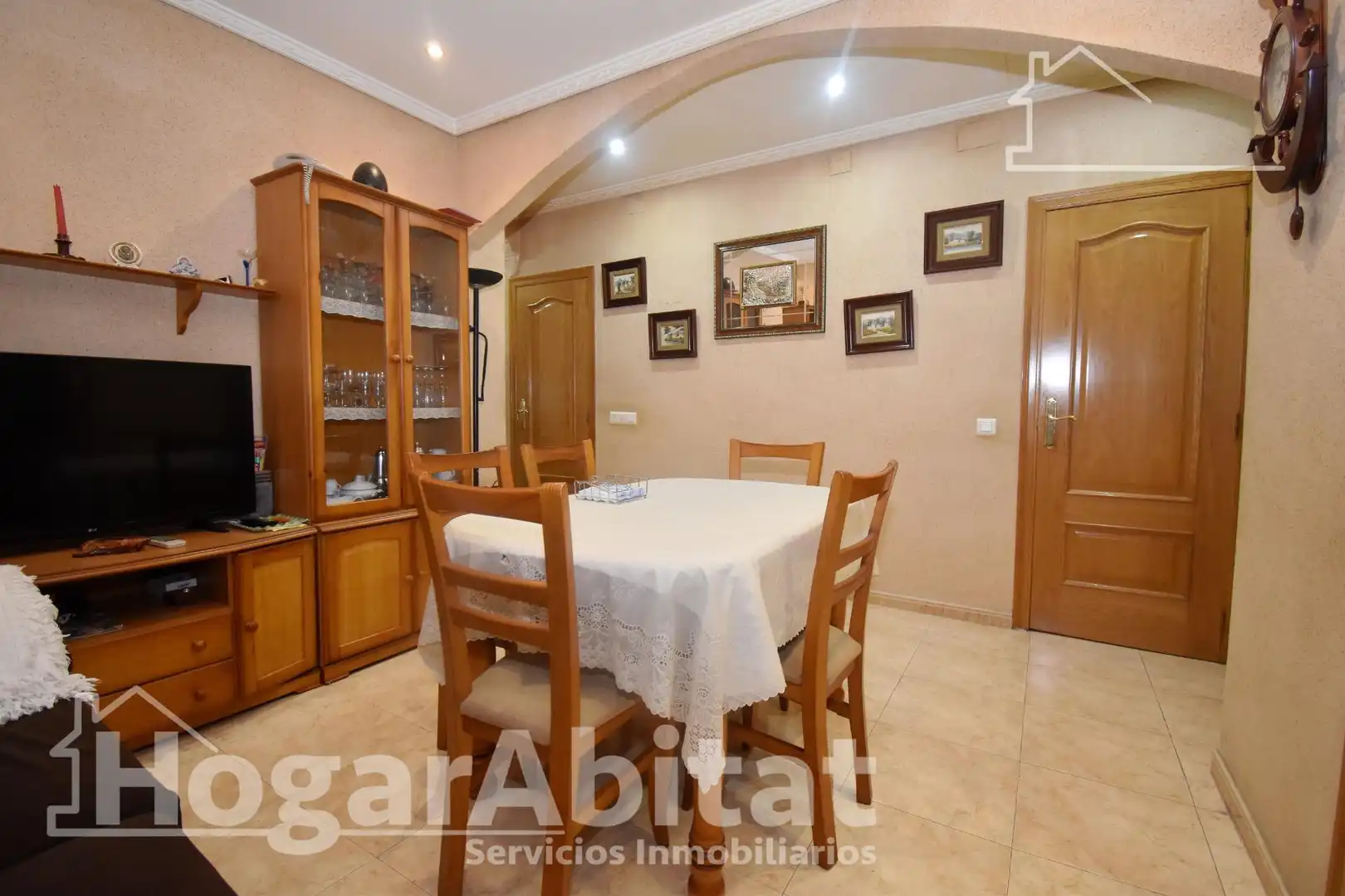 Küche von Wohnung zum Verkauf in Castellón de la Plana / Castelló de la Plana mit Klimaanlage, Heizung und Abstellraum