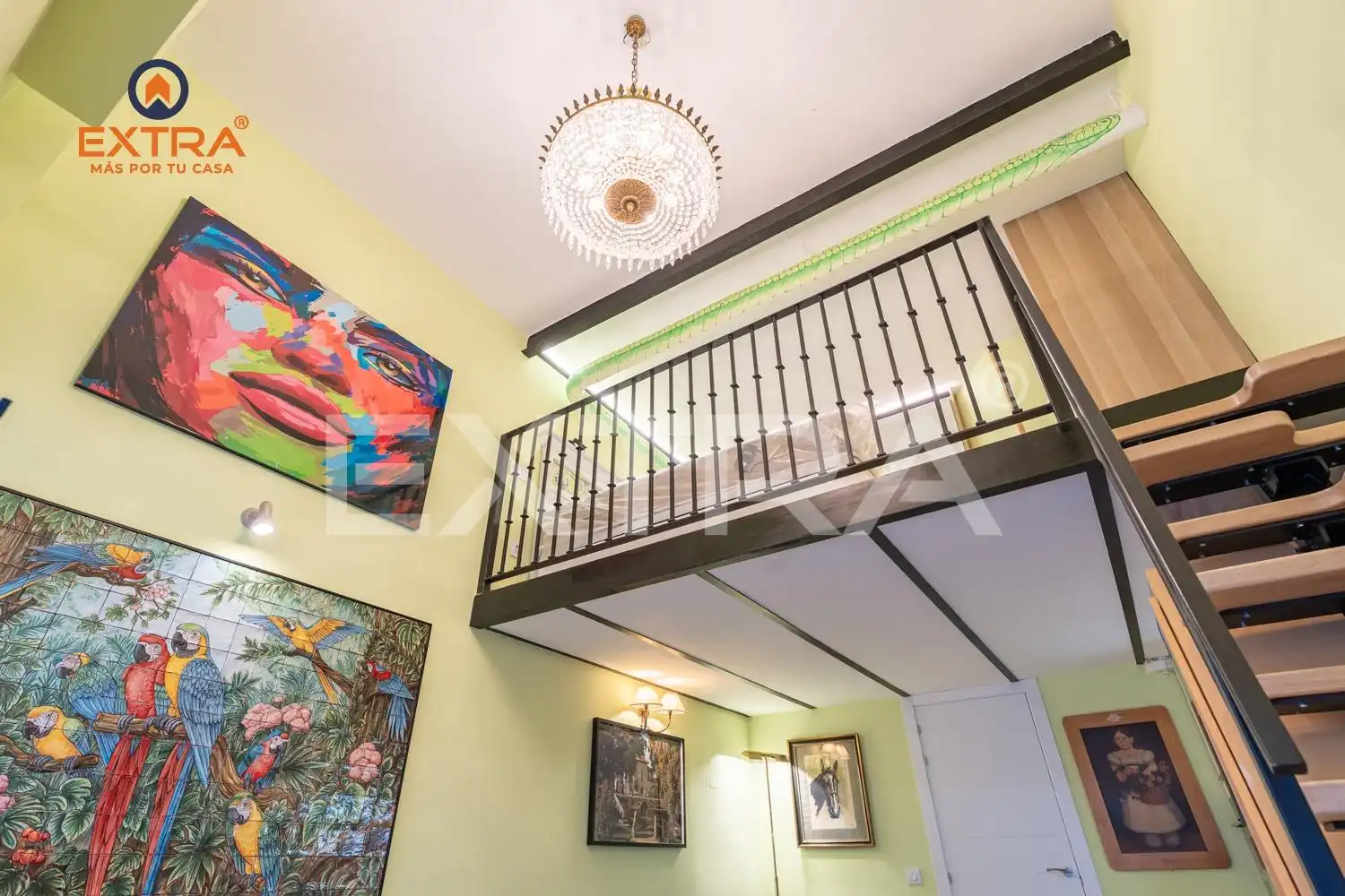 Ground floor for rent in Madrid  with Heating and Furnished