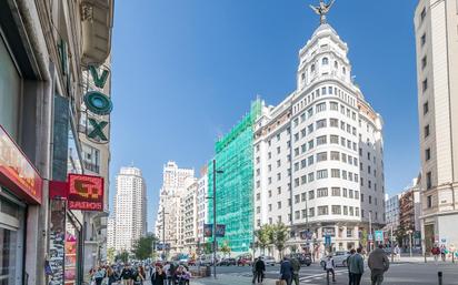 Exterior view of Flat for sale in  Madrid Capital  with Air Conditioner, Heating and Alarm