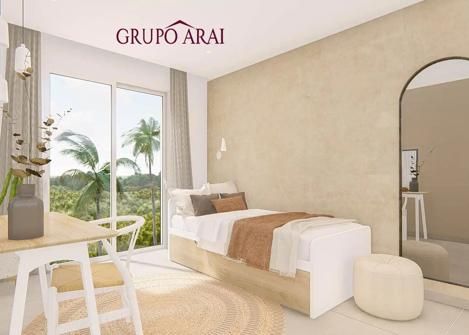 Bedroom of Flat for sale in Guardamar del Segura  with Air Conditioner, Heating and Private garden