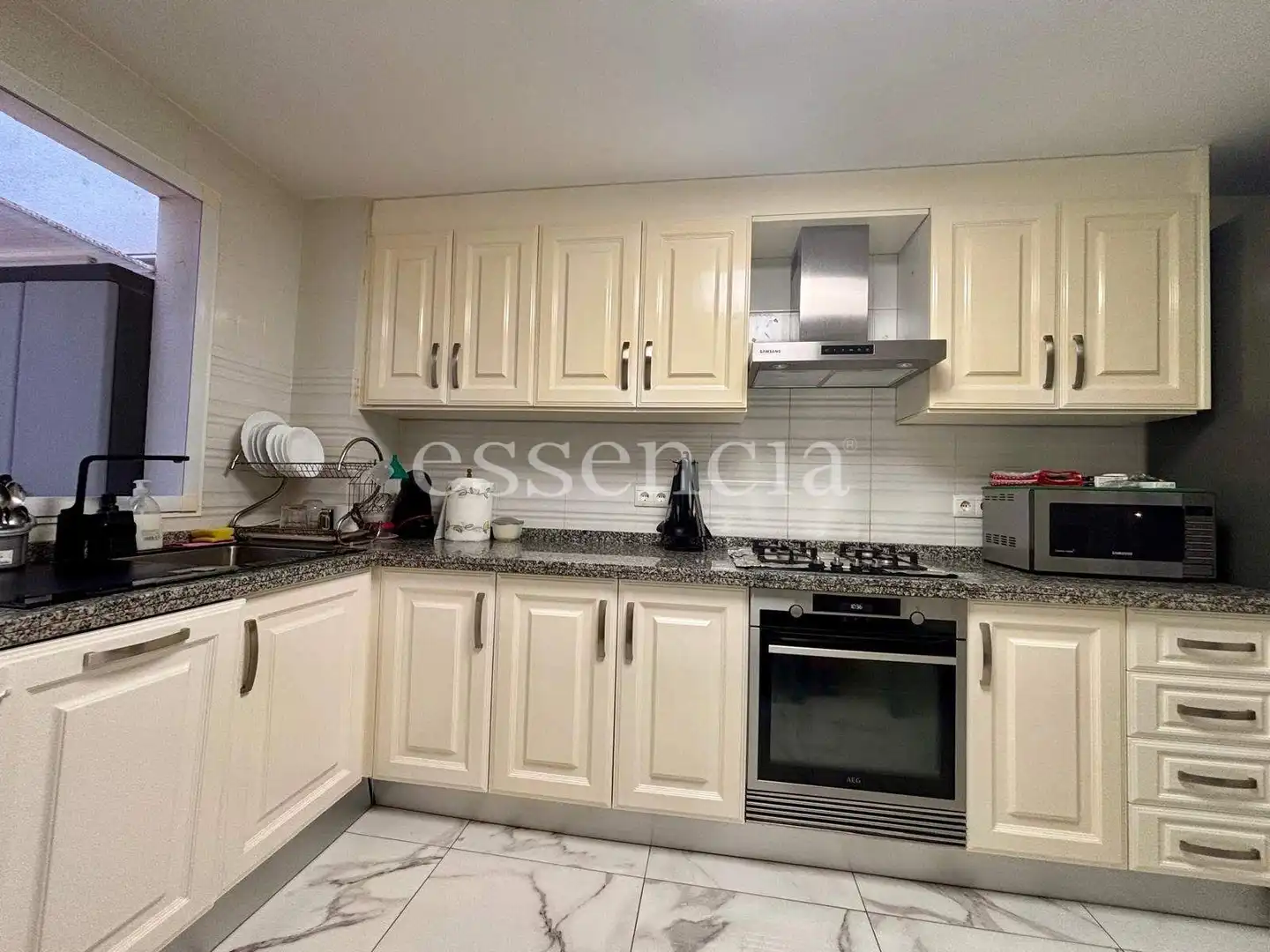 Kitchen of Flat for sale in Gandia  with Air Conditioner and Balcony