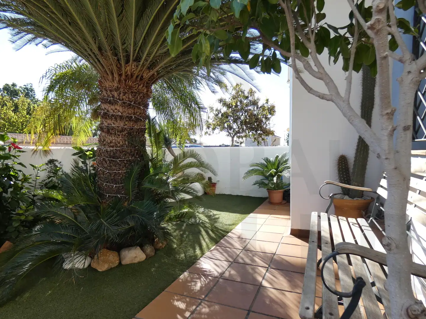 Terraza de Casa adosada en venta en Cartagena con Aire acondicionado, Calefacción y Jardín privado
