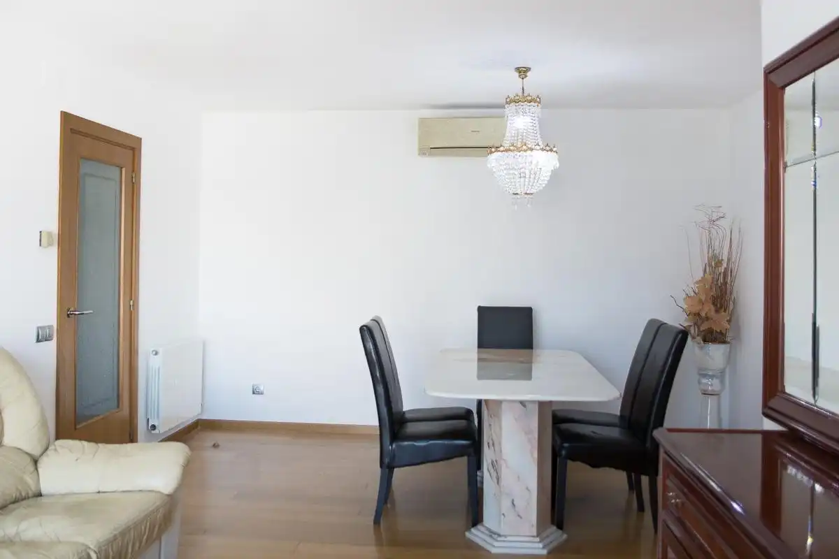 Dining room of Flat for sale in Badalona  with Air Conditioner, Heating and Parquet flooring