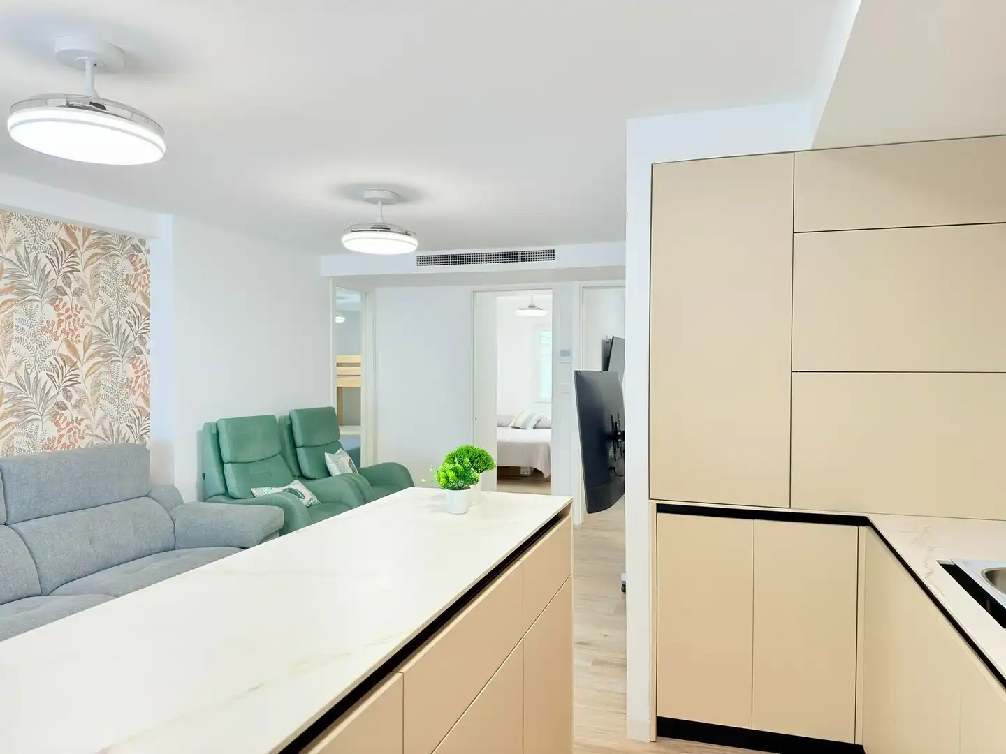 Living room of Apartments for sale in La Manga del Mar Menor  with Air Conditioner, Heating and Terrace