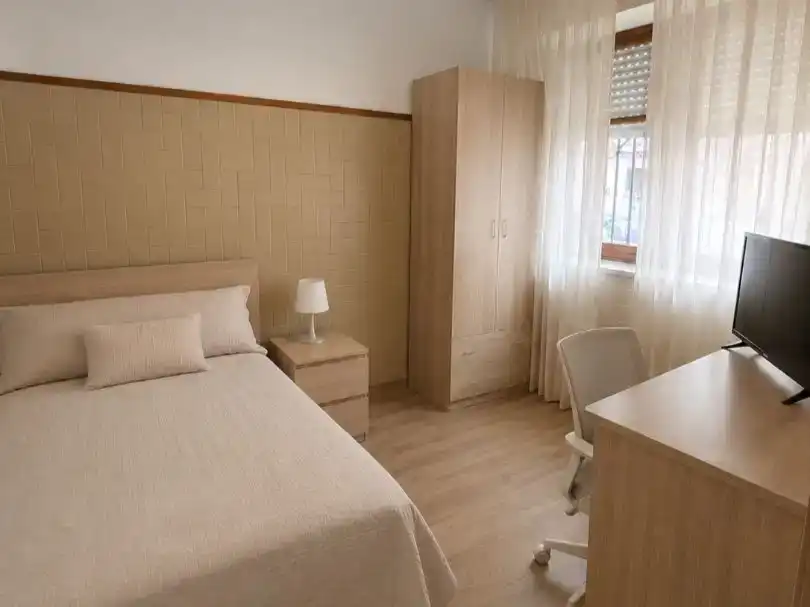 Schlafzimmer von Erdgeschoss zur Miete in Cartagena mit Privatgarten, Parkett und Möbliert