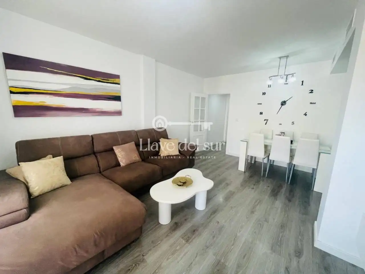 Sala de estar de Piso en venta en Águilas con Aire acondicionado, Amueblado y Balcón