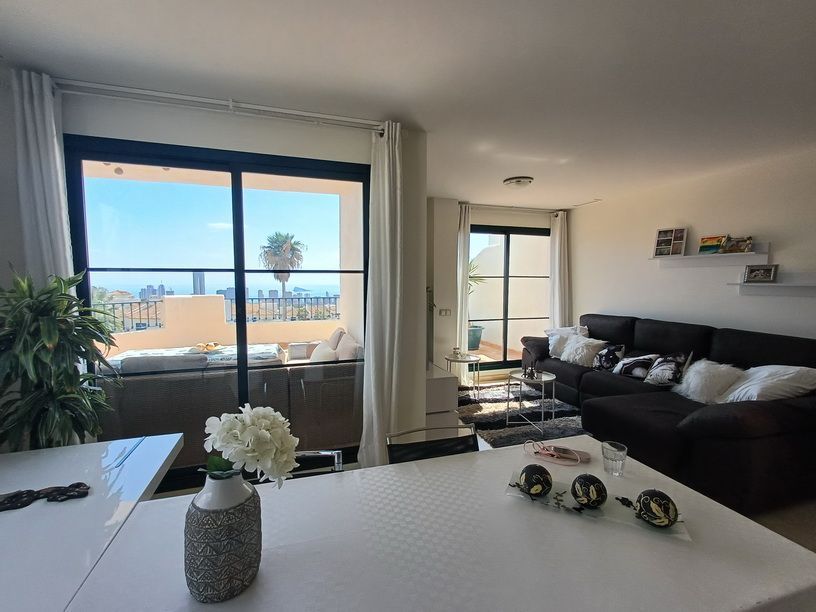 Living room of Flat for sale in Finestrat  with Air Conditioner, Heating and Terrace