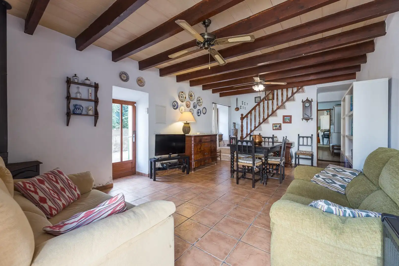 Sala d'estar de Casa o xalet en venda en Andratx amb Calefacció, Jardí privat i Traster