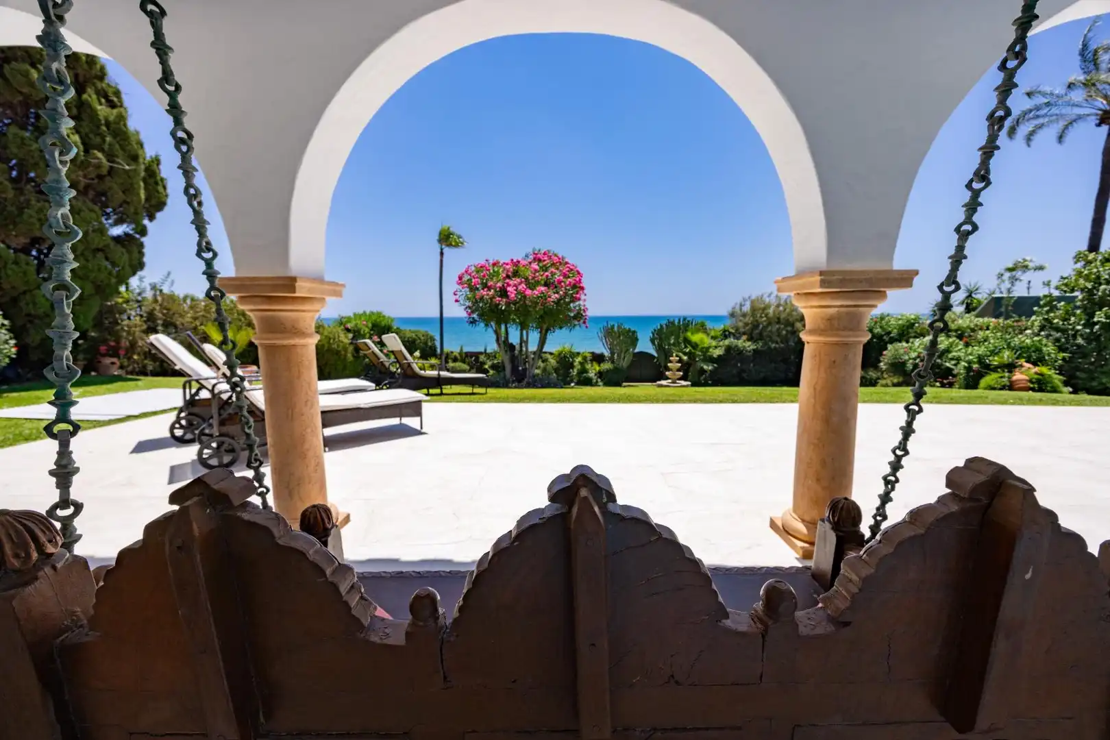 Jardí de Casa o xalet de lloguer en Marbella amb Aire condicionat, Jardí privat i Terrassa