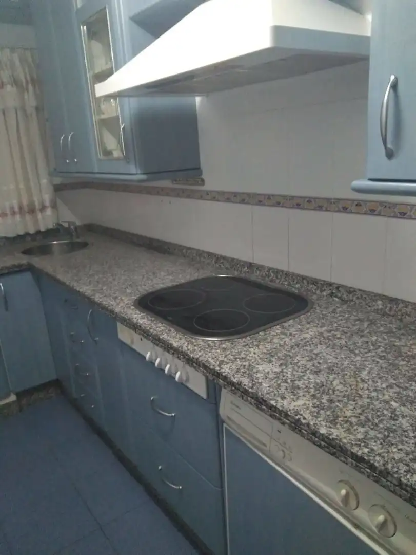 Kitchen of Flat for rent in Huelva  with Air Conditioner, Parquet flooring and Terrace