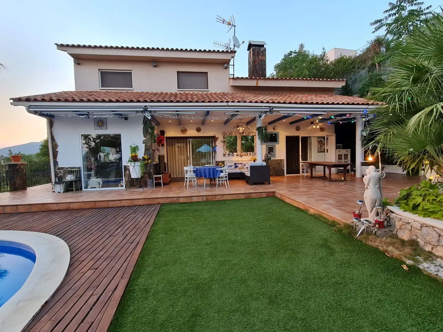 Terrassa de Casa o xalet de lloguer amb opció a compra en Olivella amb Aire condicionat, Calefacció i Jardí privat