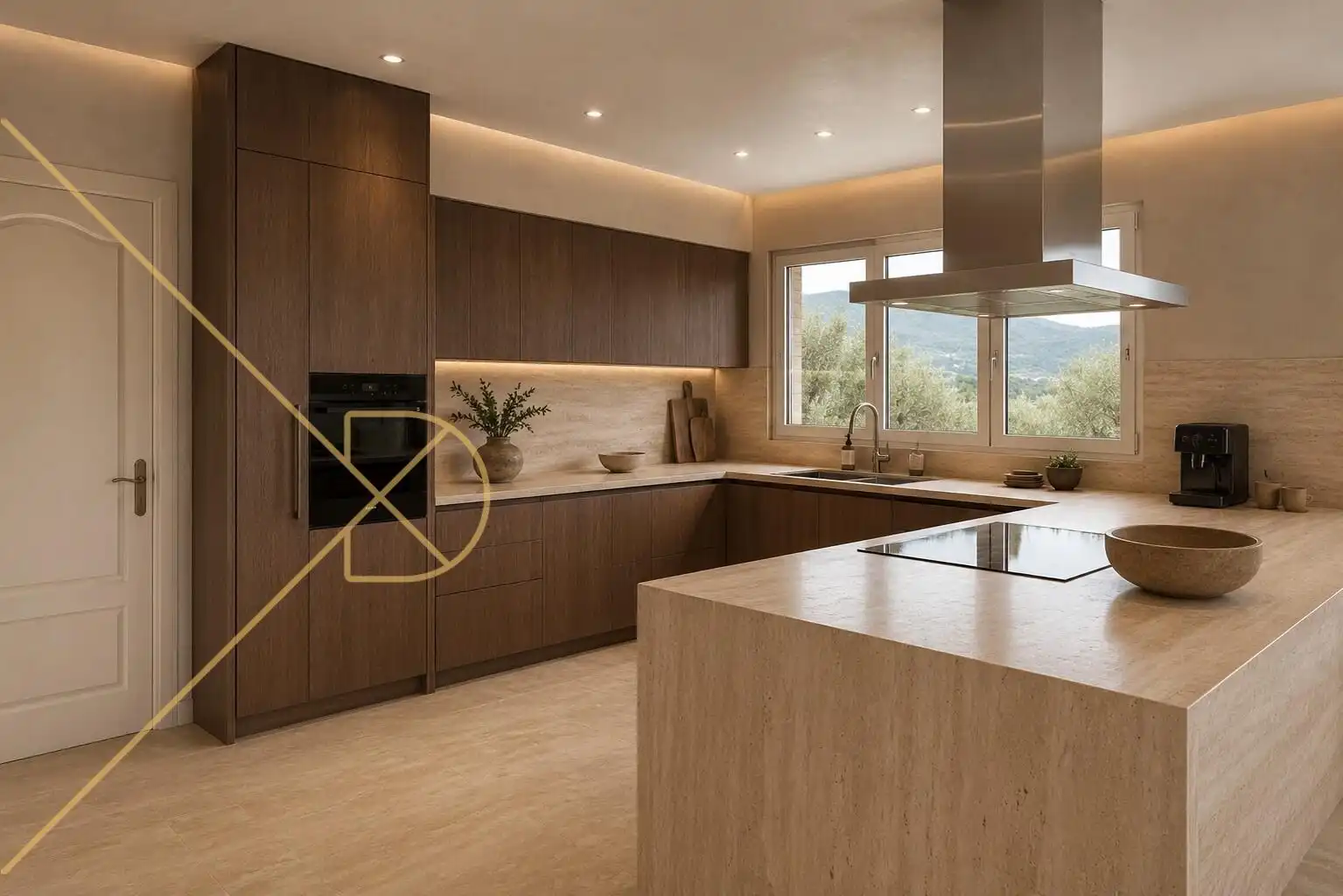 Kitchen of Houses for sale in Sant Just Desvern  with Air Conditioner, Heating and Private garden