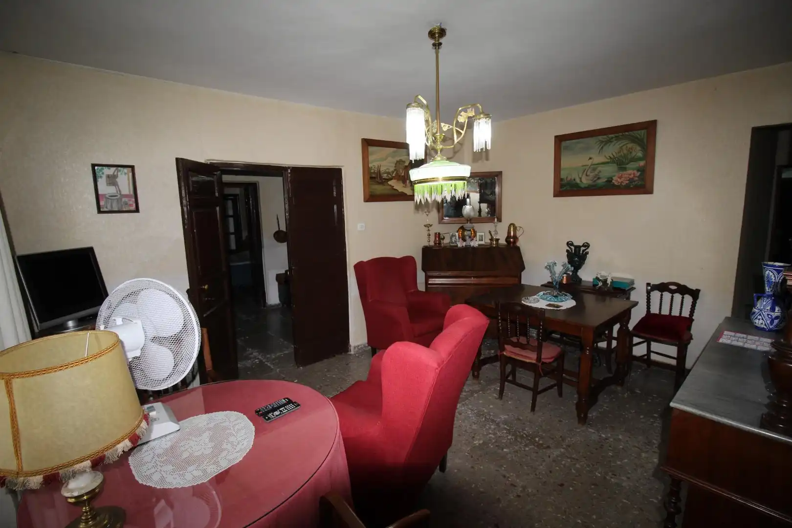 Sala de estar de Casa o chalet en venta en Almodóvar del Campo con Terraza y Amueblado