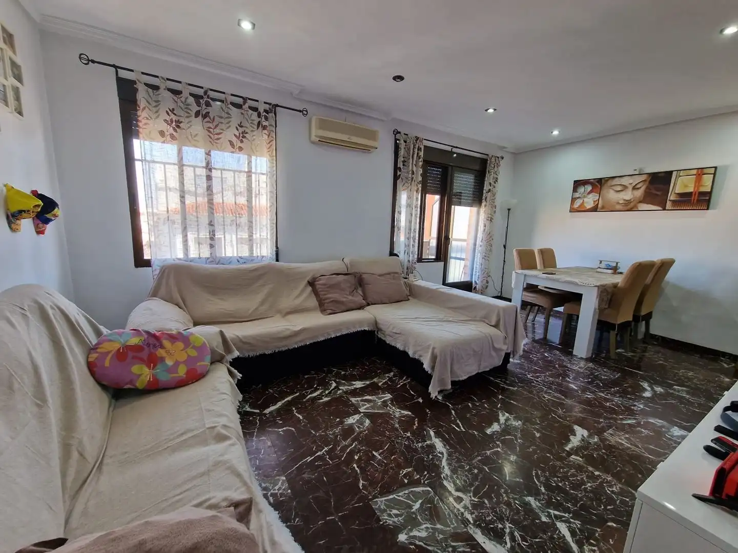 Sala de estar de Piso en venta en Albalat de la Ribera con Aire acondicionado