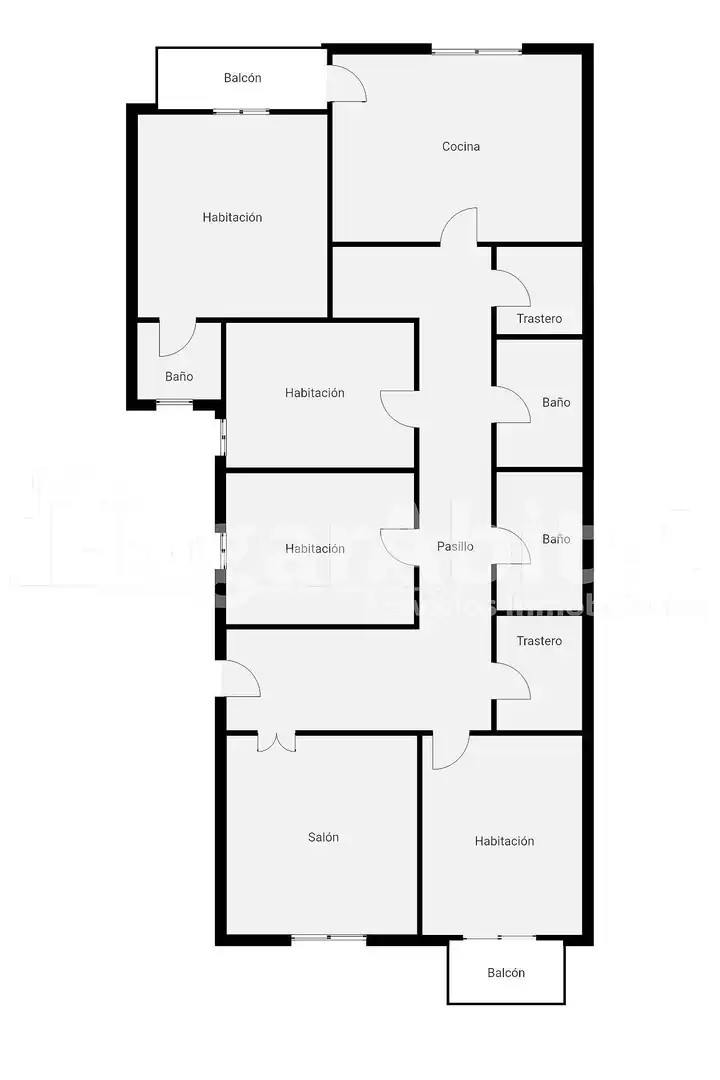 Flat for sale in Piles  with Air Conditioner, Heating and Storage room