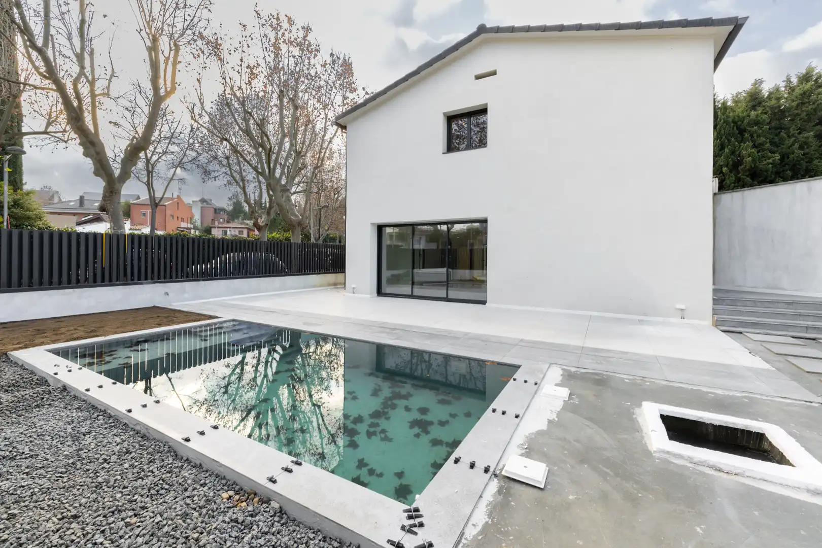 Swimming pool of Houses for sale in Sant Cugat del Vallès