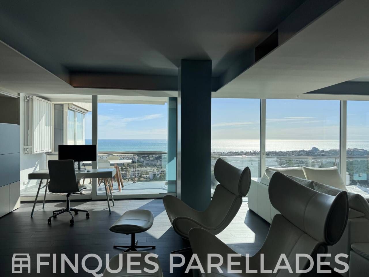 Sala d'estar de Pis en venda en Sitges amb Aire condicionat, Calefacció i Terrassa