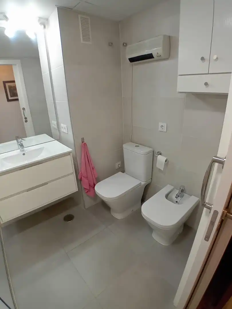 Bathroom of Flat for rent in Córdoba  with Air Conditioner, Heating and Private garden