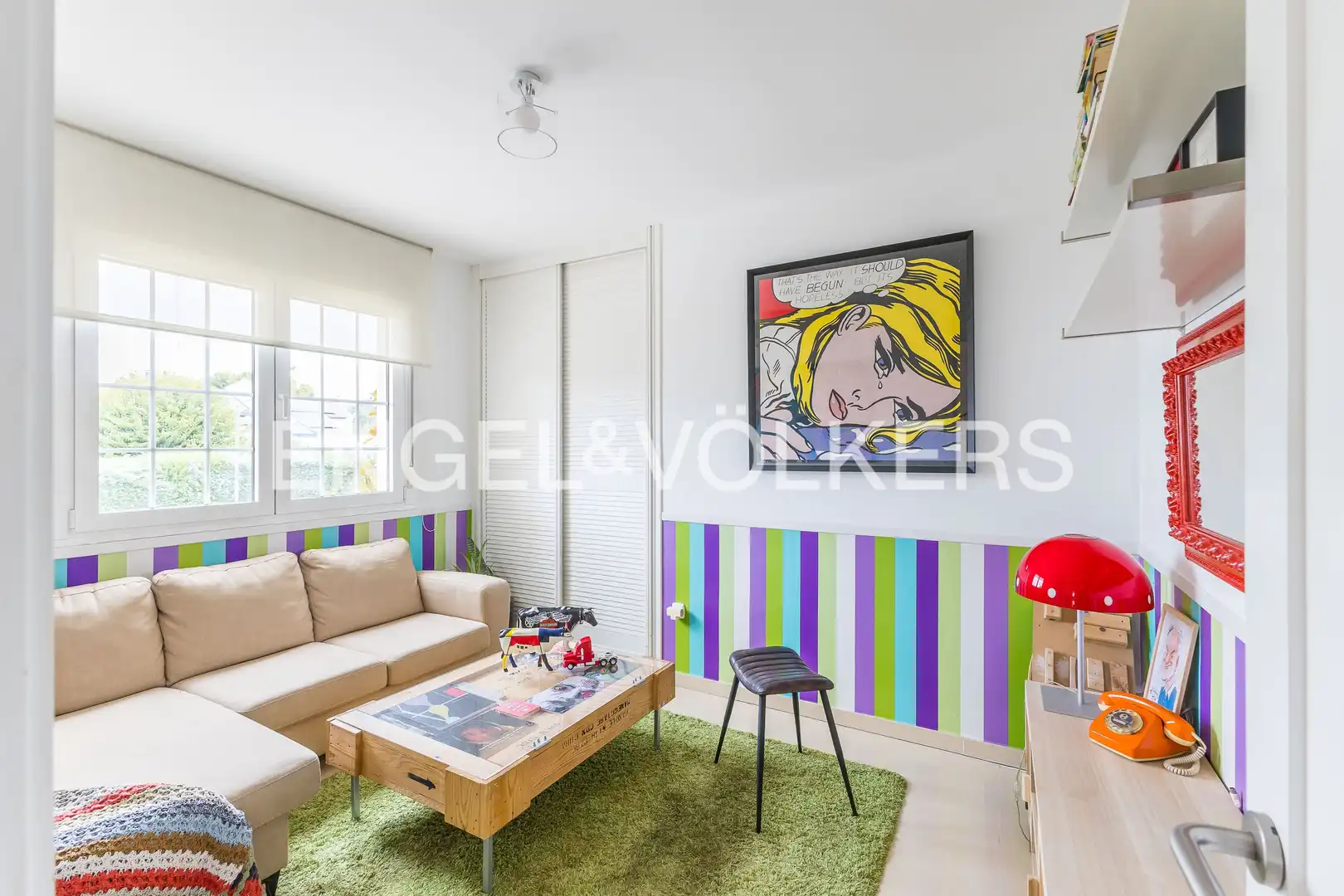 Sala de estar de Casa o chalet en venta en Boadilla del Monte con Aire acondicionado, Calefacción y Jardín privado