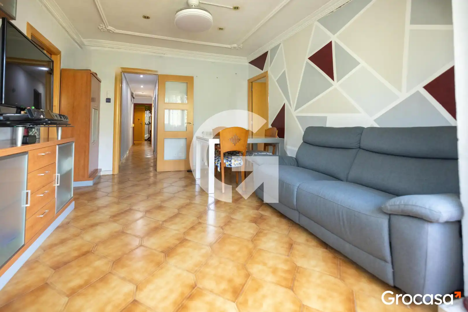 Living room of Flat for sale in Lleida  with Air Conditioner, Heating and Storage room