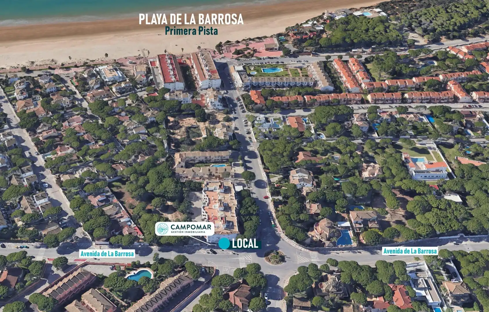 Vista exterior de Local en venta en Chiclana de la Frontera