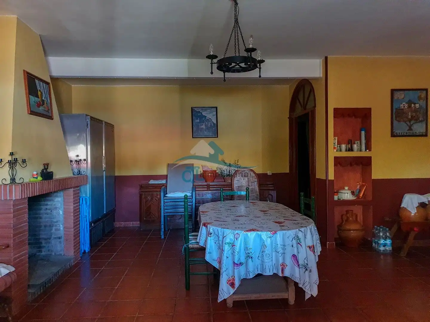 Menjador de Casa o xalet en venda en Linares amb Jardí privat i Piscina