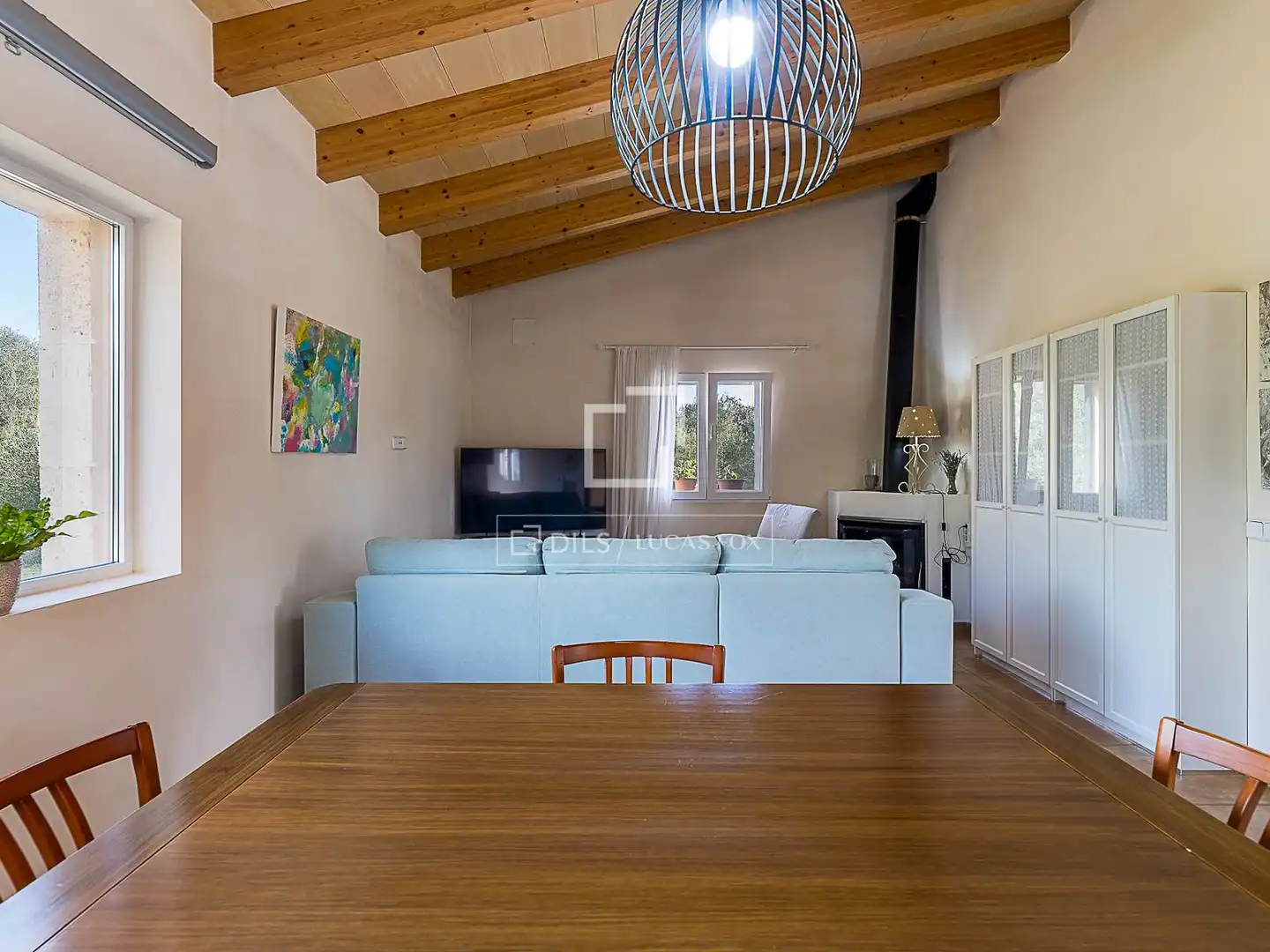 Sala de estar de Finca rústica en venta en Manacor con Aire acondicionado, Calefacción y Jardín privado