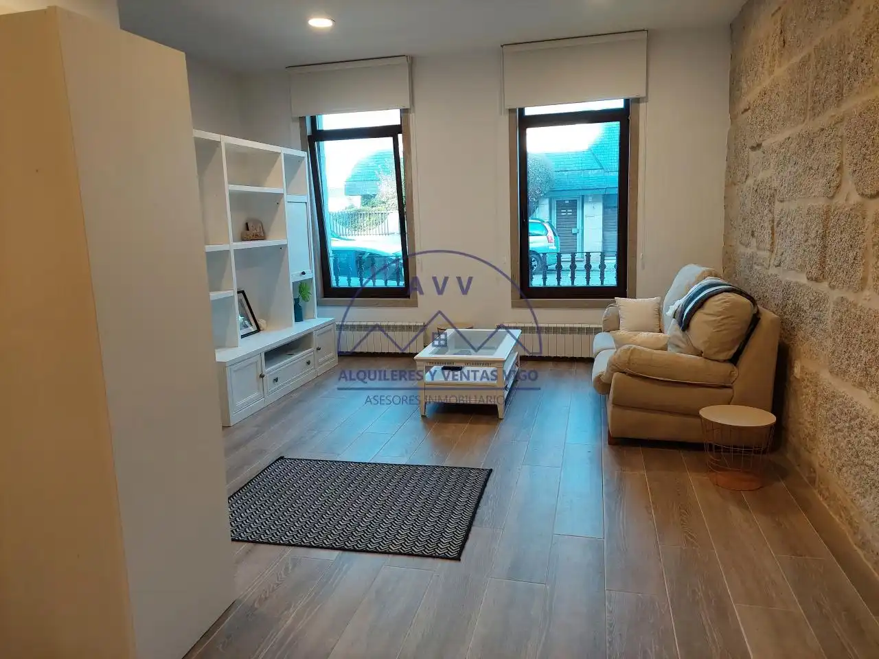 Sala de estar de Loft de alquiler en Vigo  con Calefacción y Amueblado