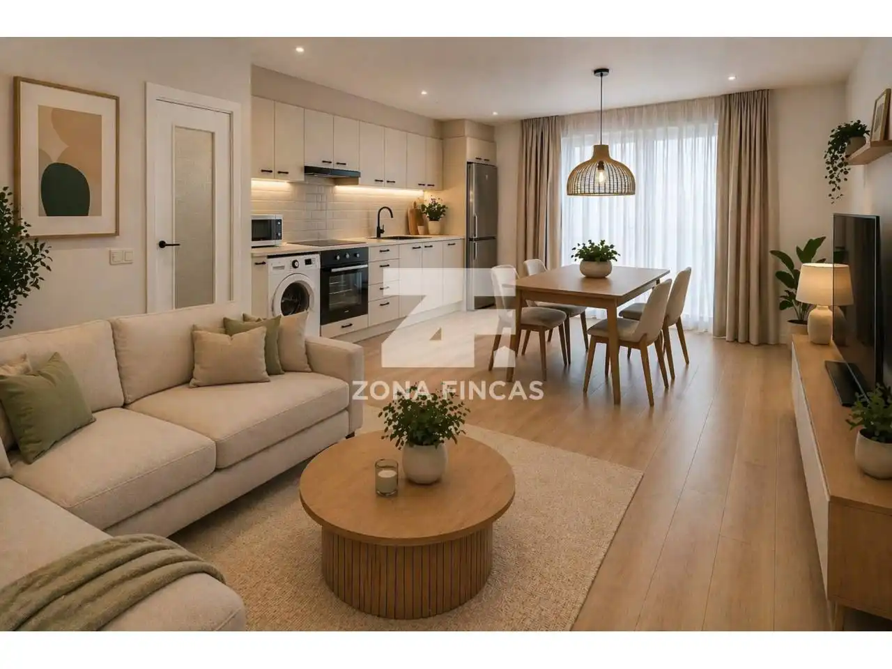 Living room of Flat for sale in Pineda de Mar  with Furnished